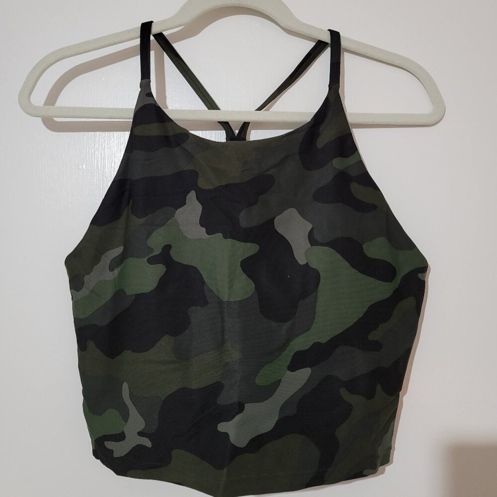 PowerSoft Racerback Crop Tank Top